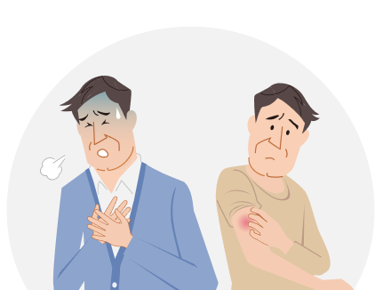 症状があらわれた場合は、すぐに医師の診察を受けてください。